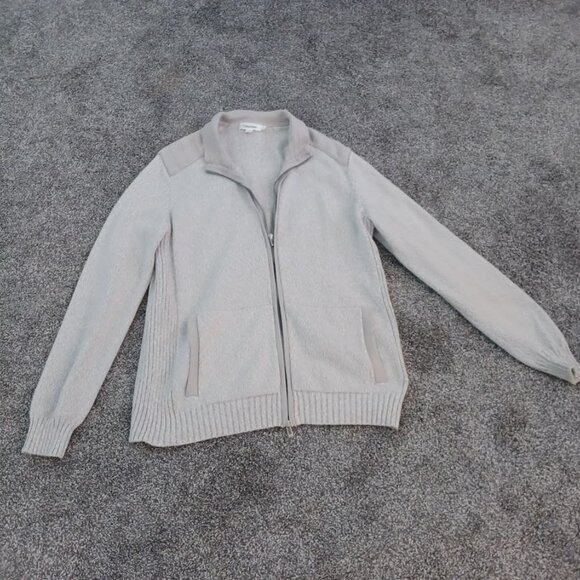 CALVIN KLEIN Zip-Up Cardigan - Size Large - Picture 4 of 7